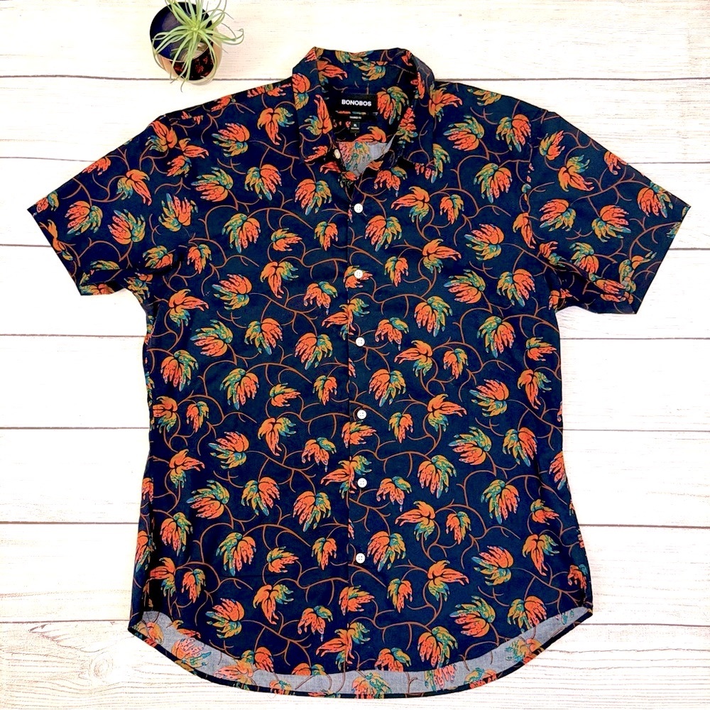 Bonobos Riviera‎ Short Sleeve Buttom Up Shirt